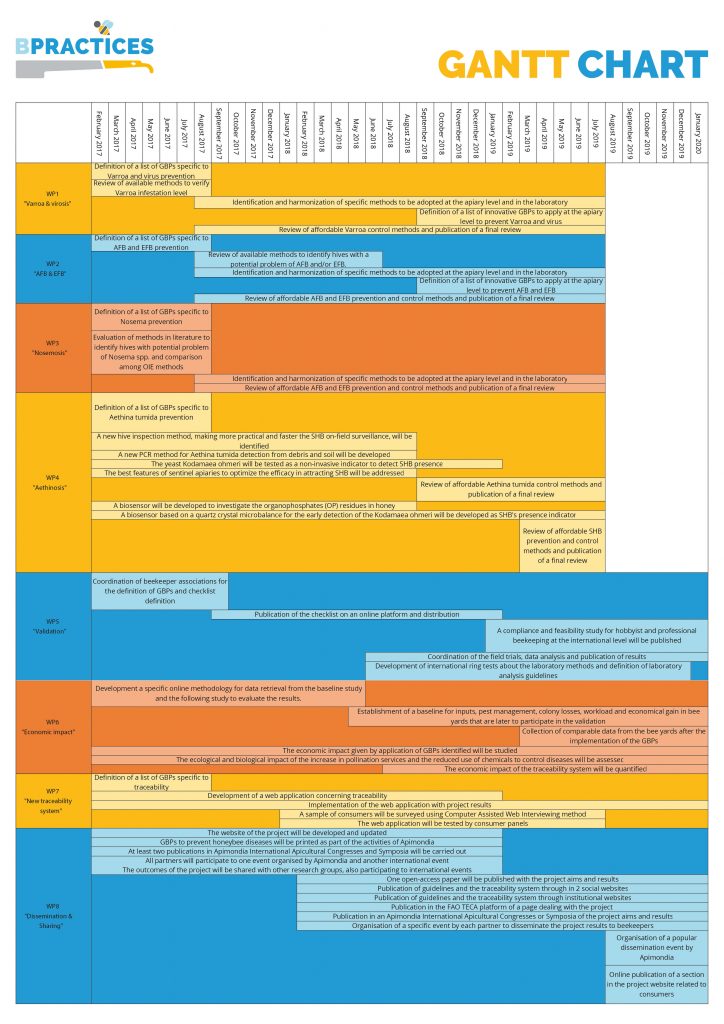 BPractices GANTT Chart