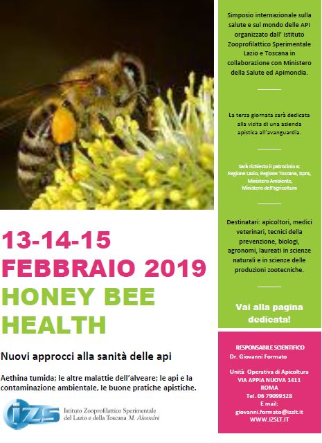 Locandina honey bee health