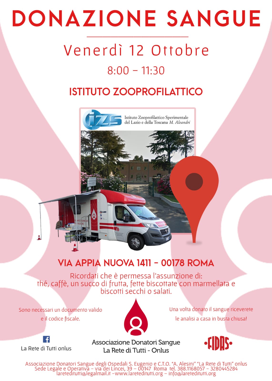 Brochure donazione sangue